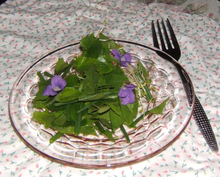 a salad at 'Heavenly Hash'