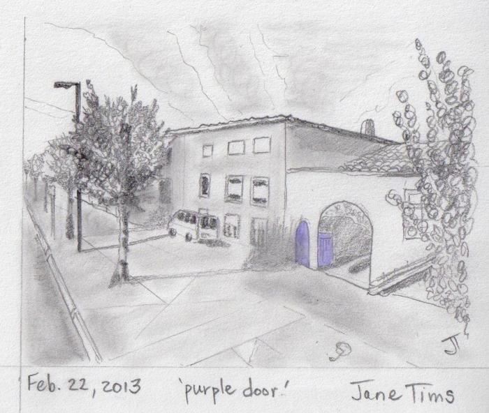 'purple door'