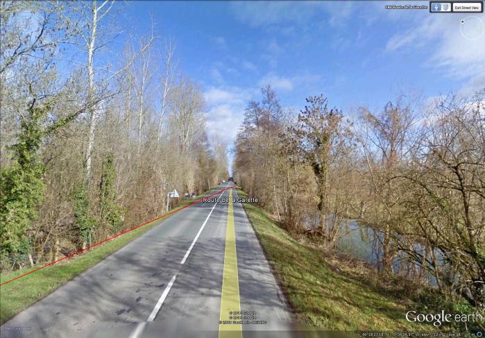 water along the Route de la Garette
