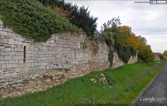wall around abbey