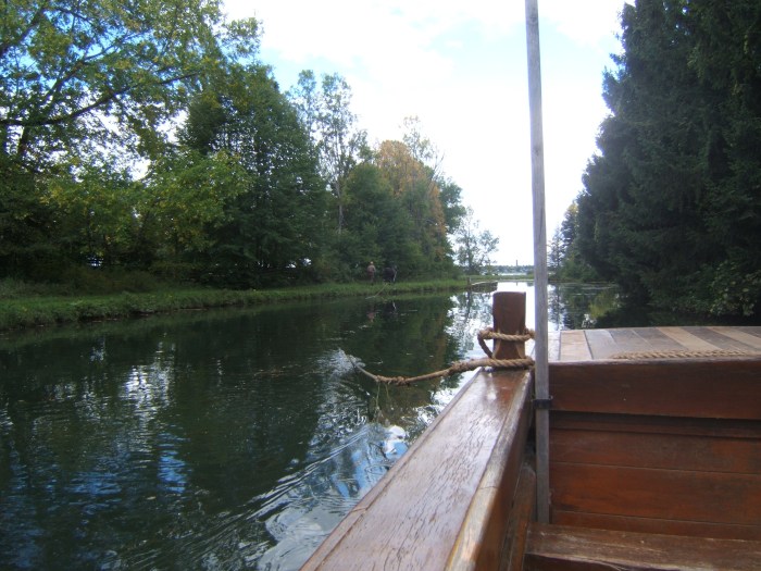 barge trip, Upper Canada Village, 2012