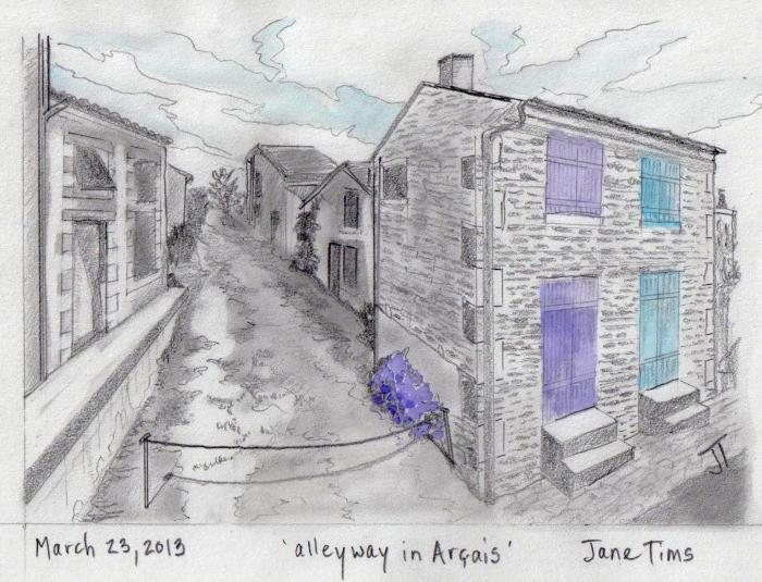 'alleyway in Arcais'