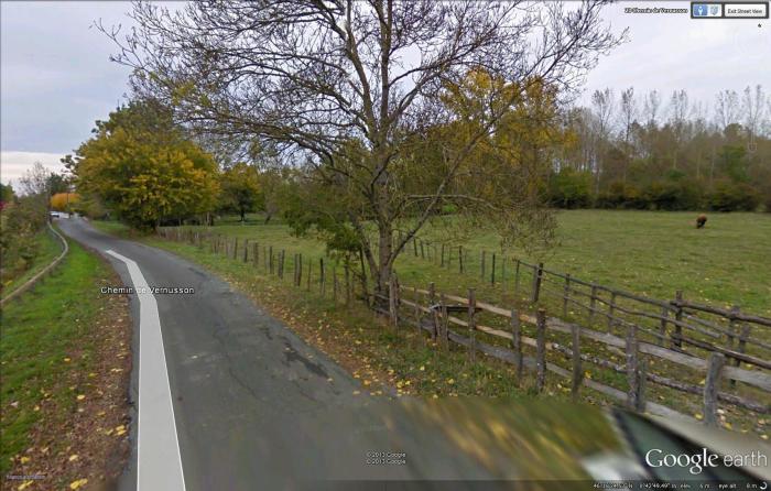 fence along the road