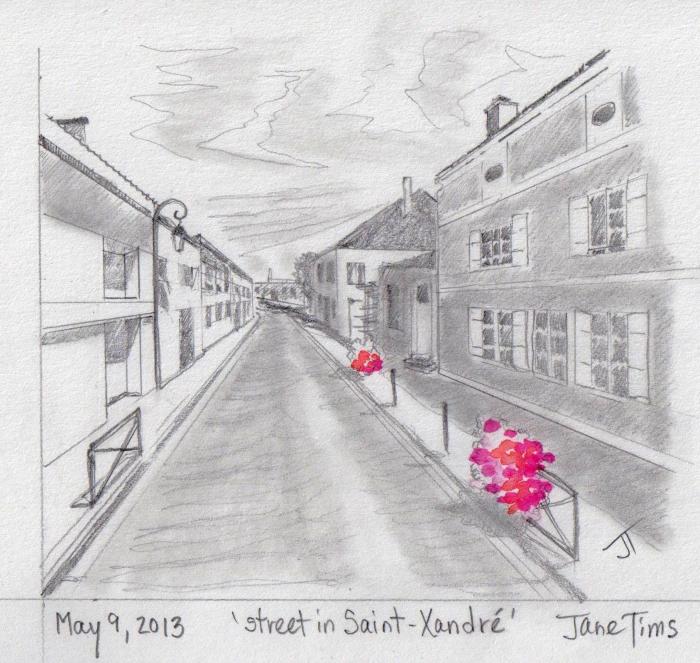 'street in Saint-Xandre'