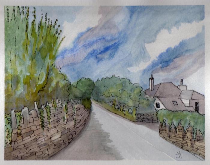 Aug 2, 2013 'road near St. Austell' Jane Tims