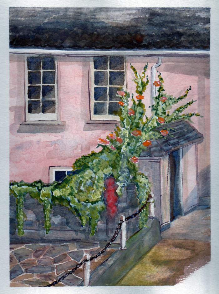 October 14, 2013 'dooryard in Flushing' Jane Tims