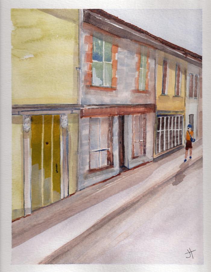 October 14, 2013 'side walk' Jane Tims