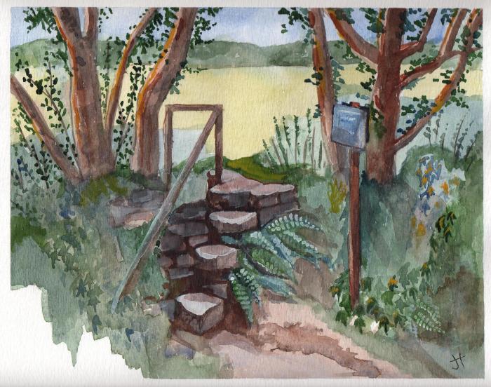 November 19, 2013 'stone stair near Constantine' Jane Tims