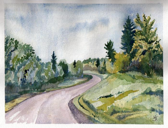 January 8, 2014  'Route 280 near Dundee'   Jane Tims