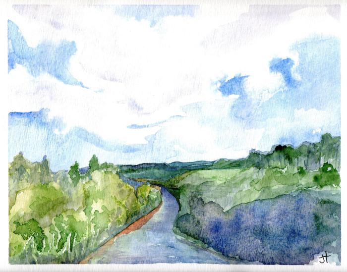 February 17, 2014  'lower Jacquet River'  Jane Tims