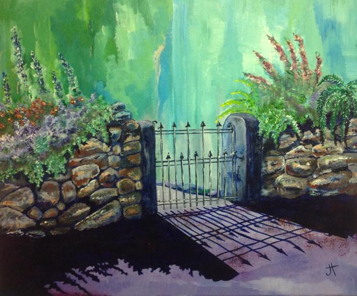 May 13, 2014  'iron gate in Cornwall'  Jane Tims