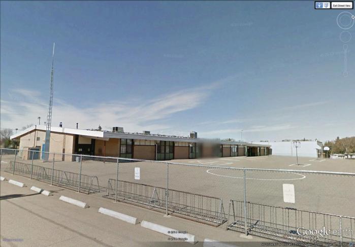 Webster Niblock Elementary School rear yard