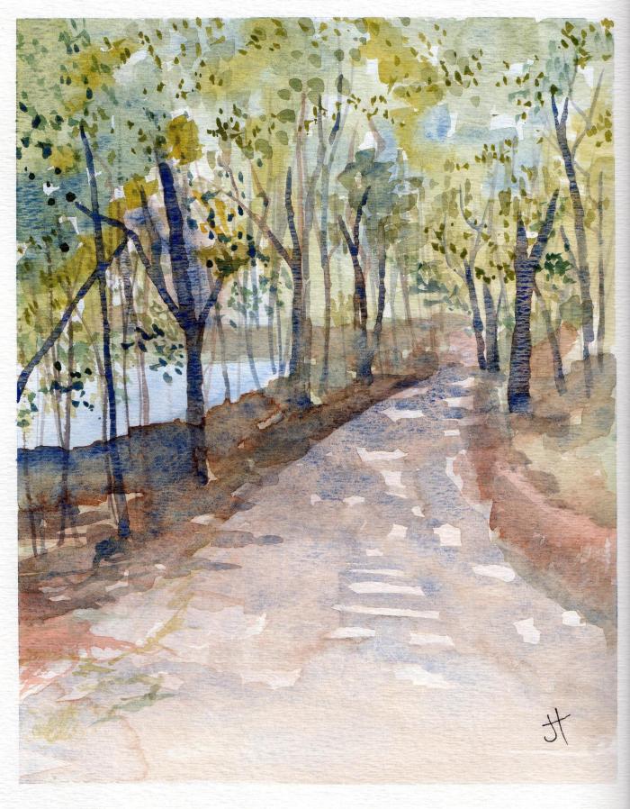 August 16, 2014 'along Loe Pond' Jane Tims