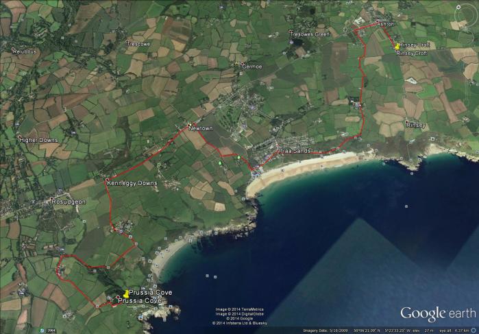 Rinsey to Prussia Cove