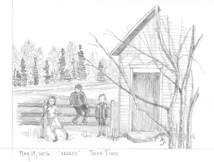 May 19, 2016 'recess' Jane Tims